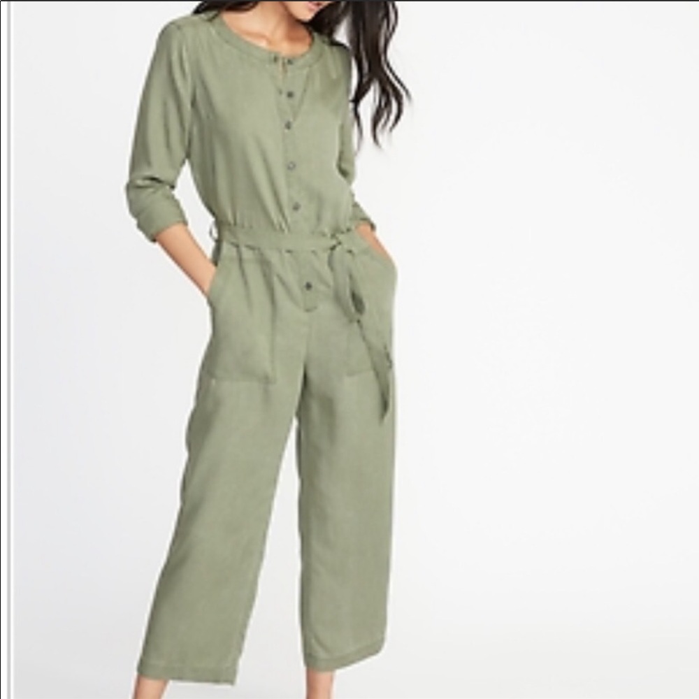 Old Navy Jumpsuit Olive Green NWOT